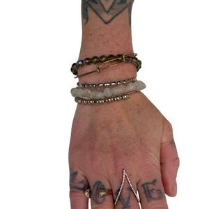 Mixed Jewelry Lot – Includes 3 Alex and Ani Bracelets, BCBG ring and more !